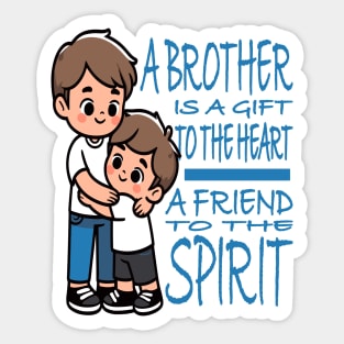 Celebrating Sibling Day: Brothers Bond Forever Sticker